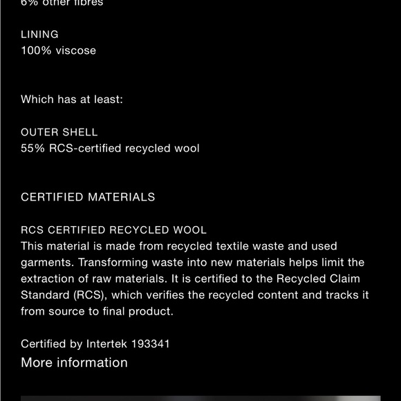 NEW 2025 Zara WOOL Blend Gray Long Coat - Picture 8 of 10